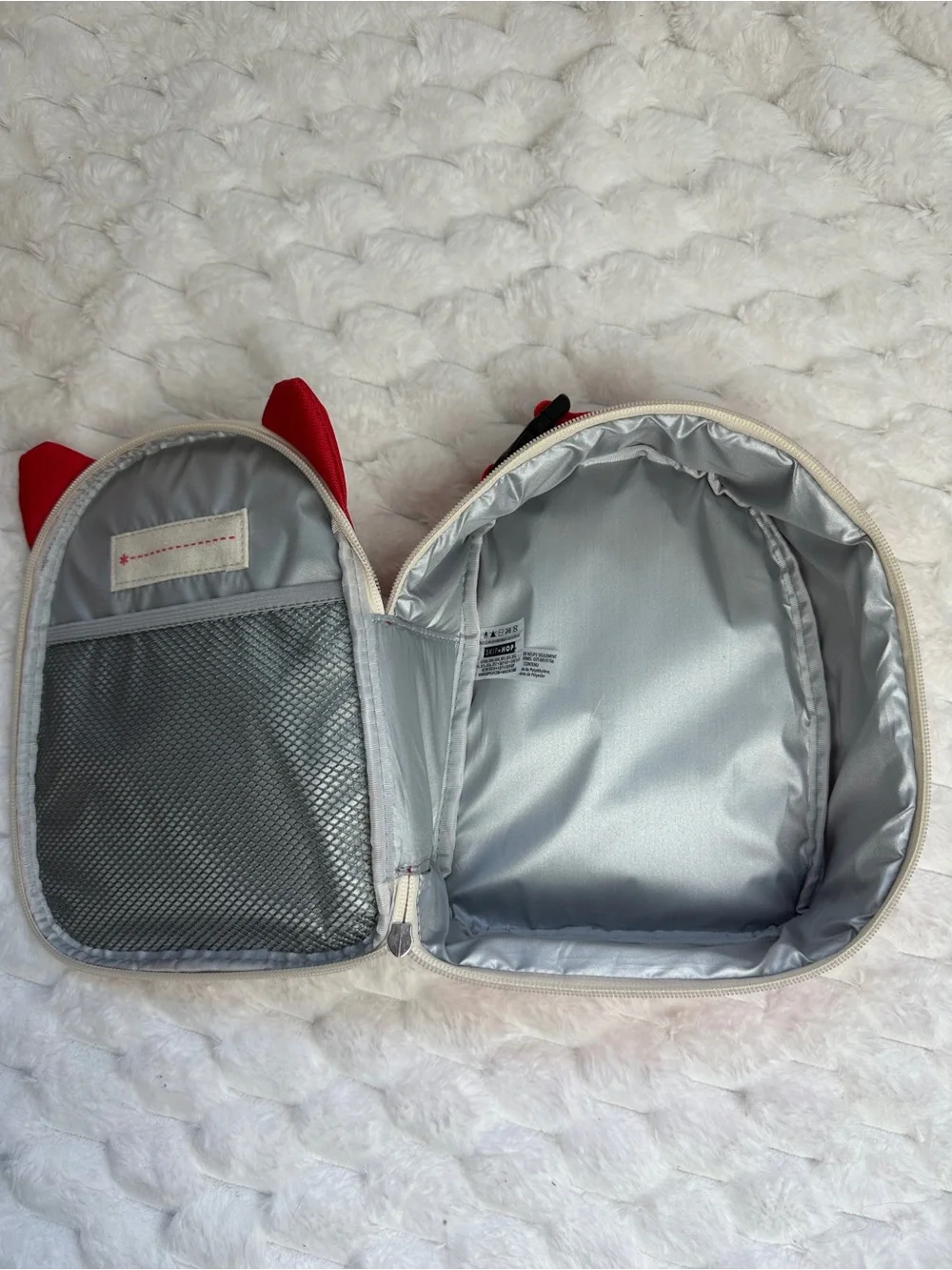 Skip Hop Red Fox 3-Piece Kids Luggage, Backpack & Lunch Tote Set